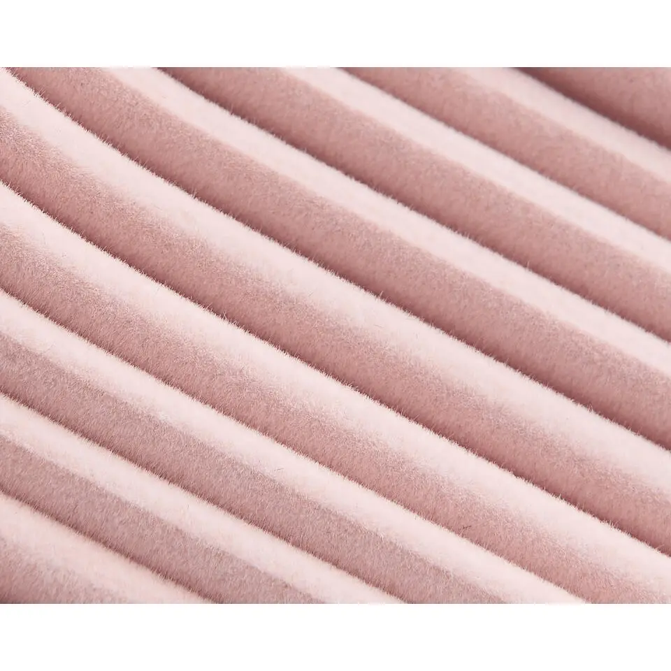 Set van 50 fluwelen Kledinghangers met Anti-Slip, Roze Hangers met Gouden Haak