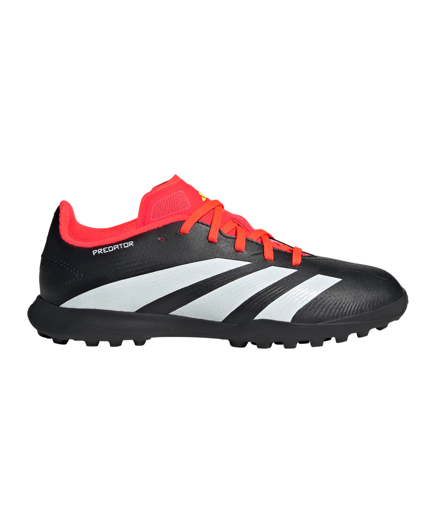 adidas Predator League TF Kids Solar Energy Schwarz Weiss Rot
