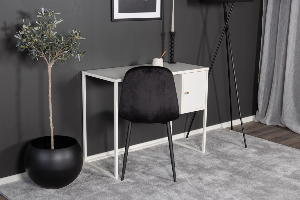 FjÃ´rd - Bureau - Wit Metaal - 95x45x75cm - Bakal