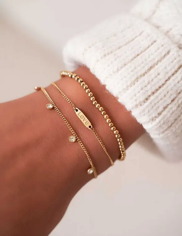My Jewellery Armband met bolletjes MJ07747
