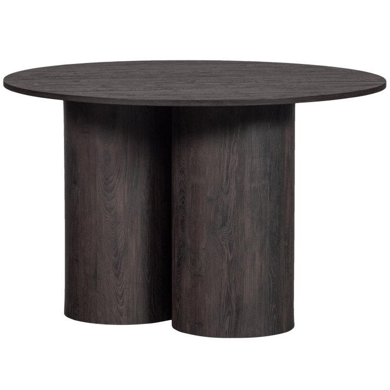 WOOOD Oona eettafel Ø140 donkerbruin