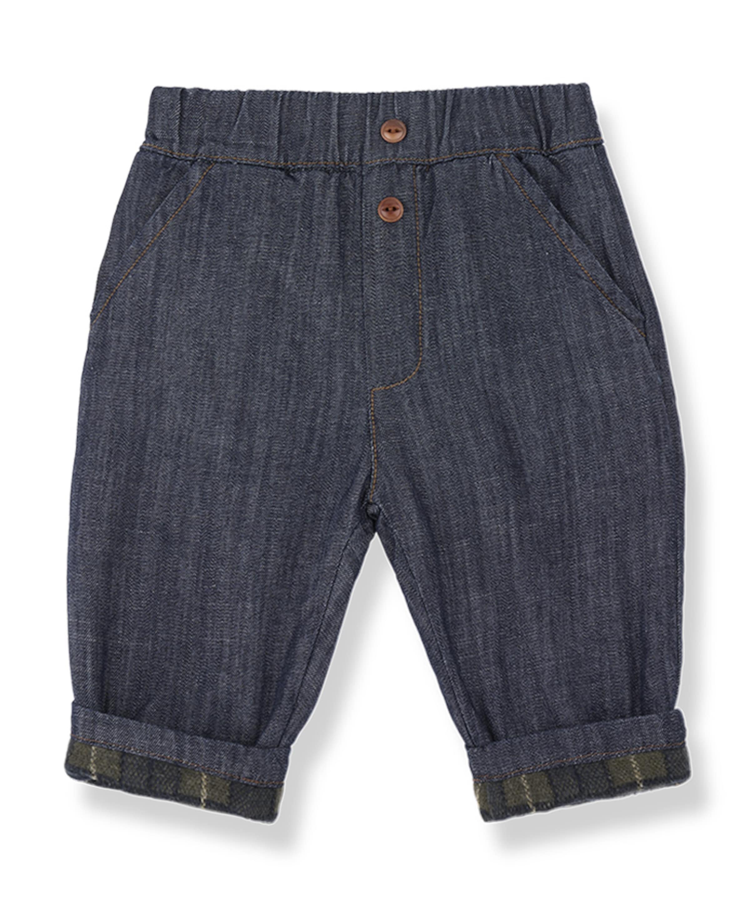 One More in the family Jongens broek blauw
