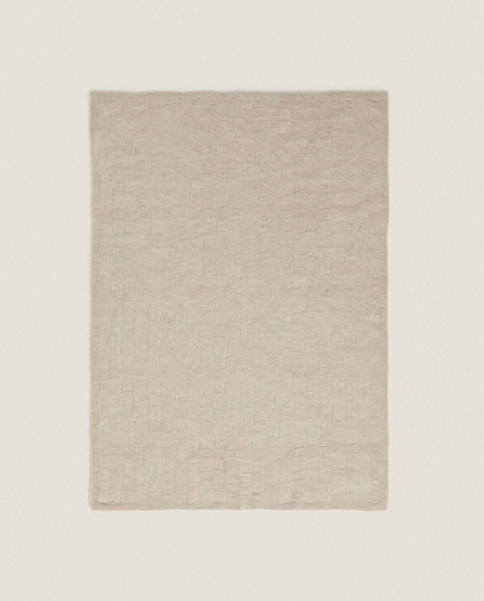 COBERTOR DE TRICÔ DE CASHMERE