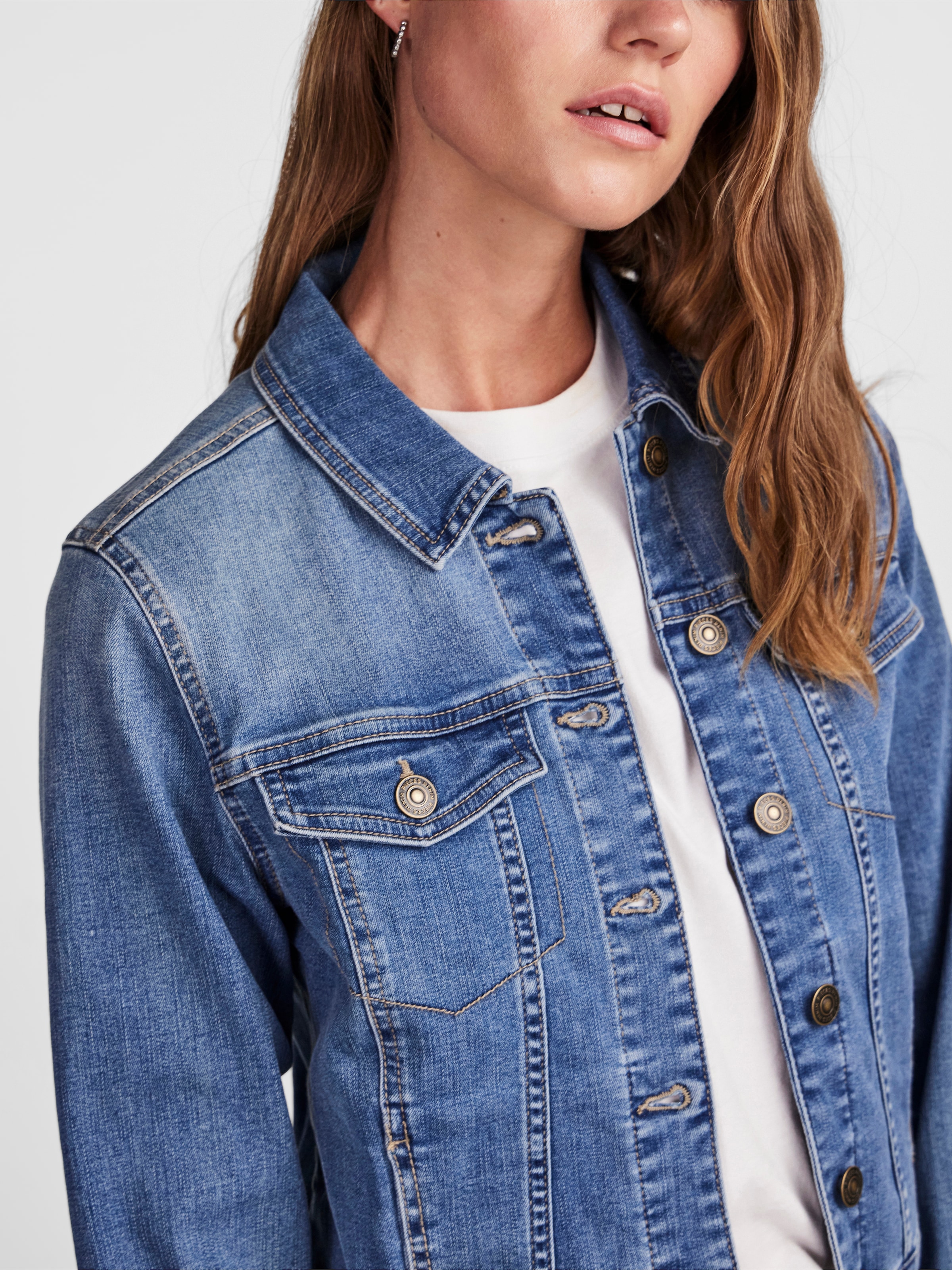 pieces Jeansjacke »PCOIA LS DNM JACKET MB NOOS BC«