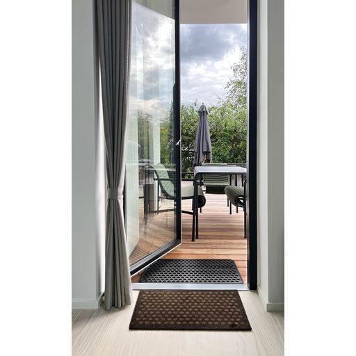 Tica Copenhagen Dot Gulvmåtte, Cognac/Mørkebrun, 40x60 cm