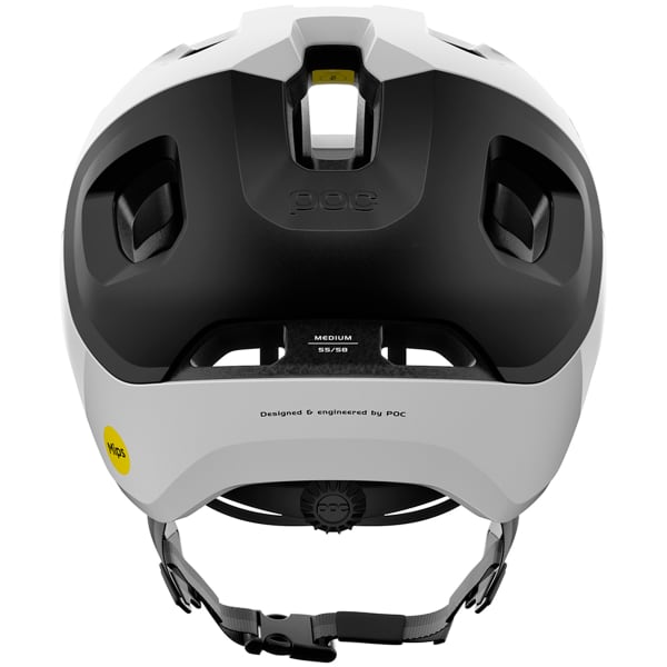 Casque VTT POC AXION RACE MIPS HYDROGEN WHITE/URANIUM BLACK MATT