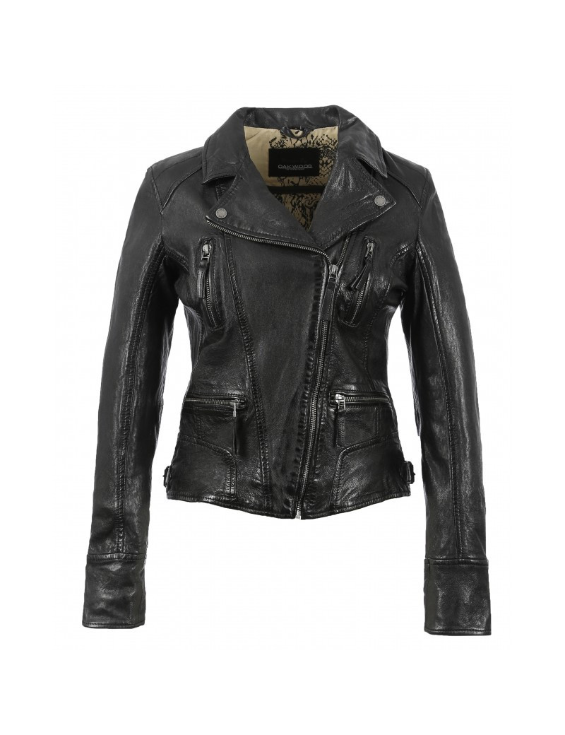 OAKWOOD BLOUSON CAMERA NOIR FEMME