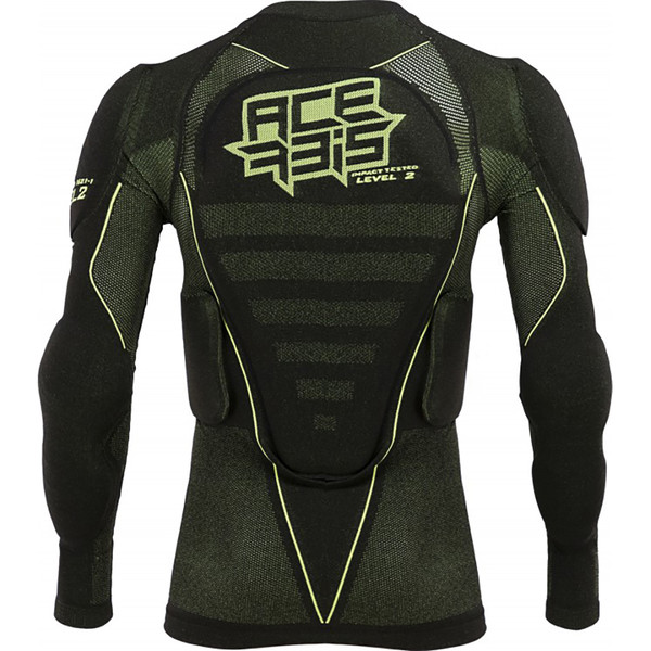 Acerbis - Gilet anatomique de protection enfant X-Fit Future Kid Level 2 Noir / Jaune fluo