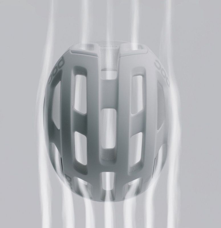 POC - Ventral Air - Fietshelm - Wit - Unibody Constructie