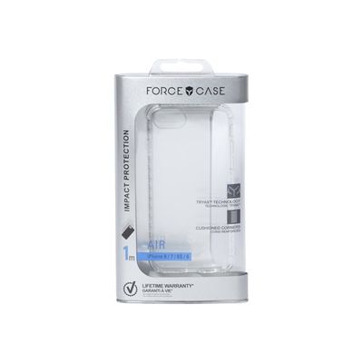 Force Case Air - Coque de protection pour iPhone SE (2020)/8/7/6s/6 - transparent