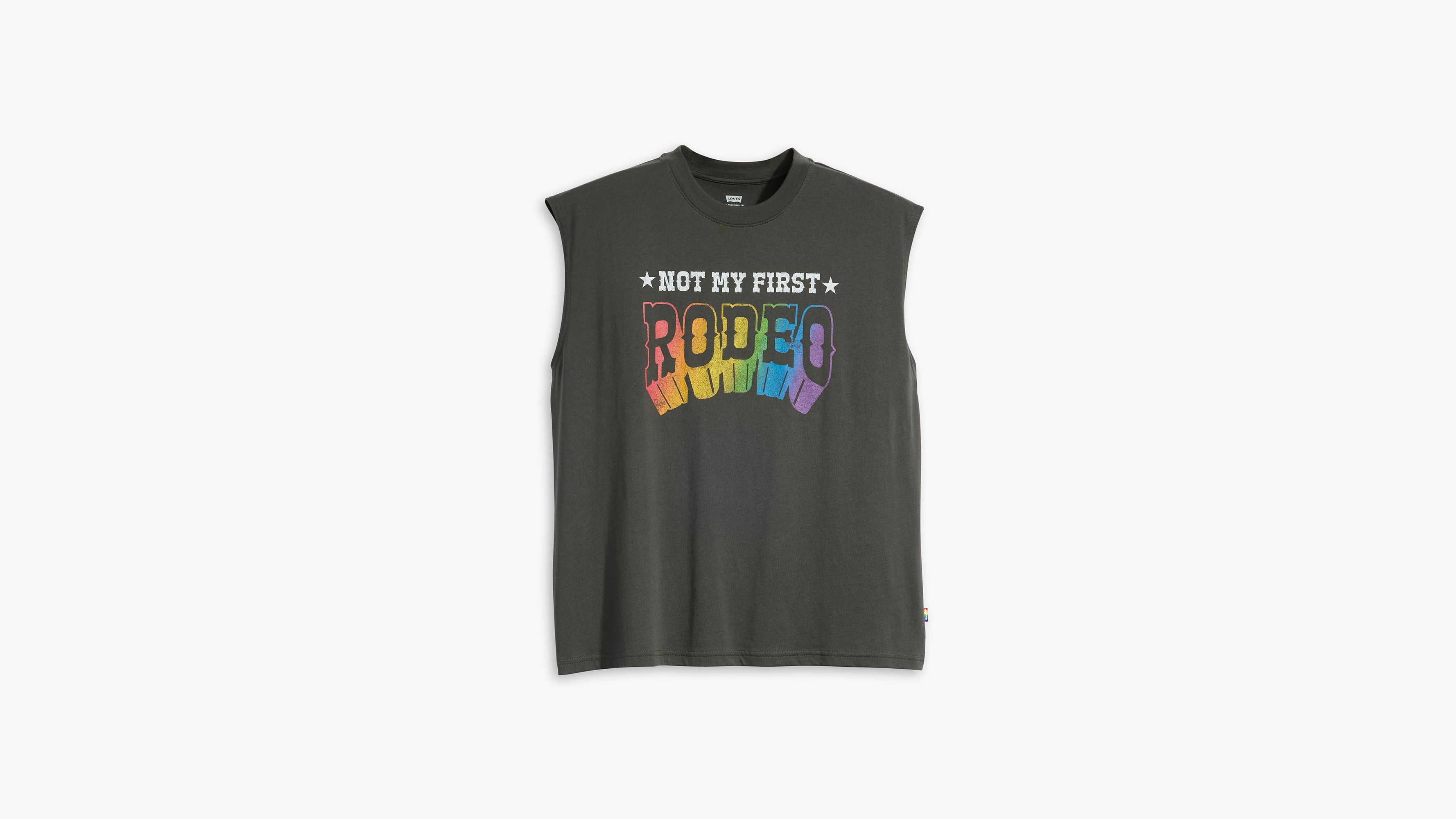Levi's® Pride Débardeur crop Muscle - Pirate Black - Noir