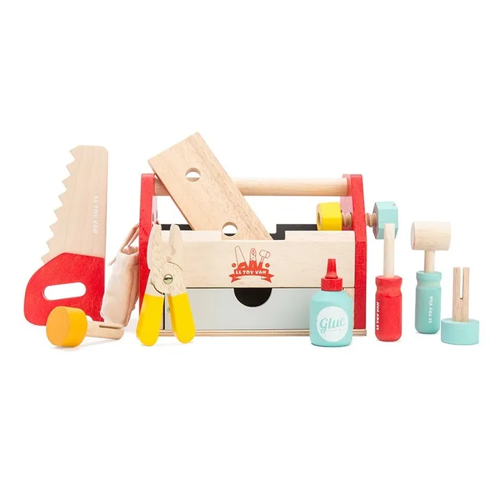 Le Toy Van Boîte à outils en bois et ses 11 accessoires