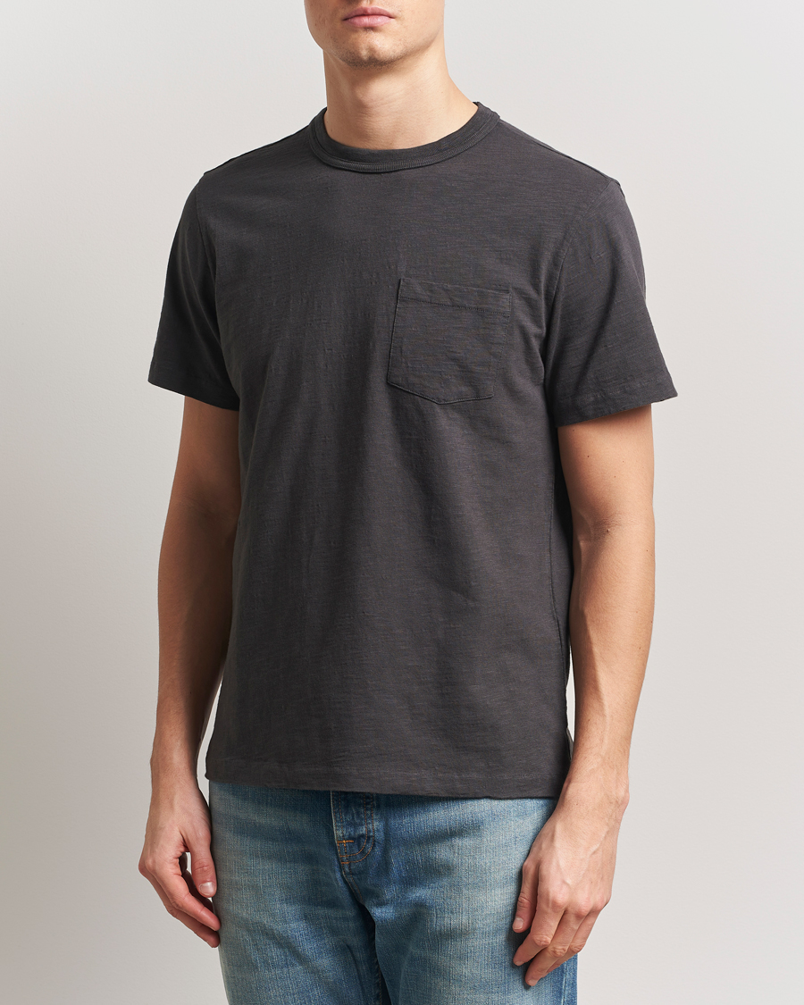 Nudie Jeans Roy Heavy Slub T-Shirt Antracite