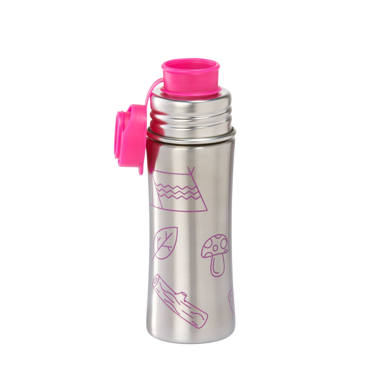 Edelstahl Trinkflasche pink
