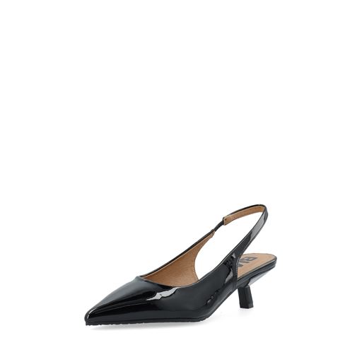 Bianco BIAKirstin Kitten Heel Slingback, Black, 41