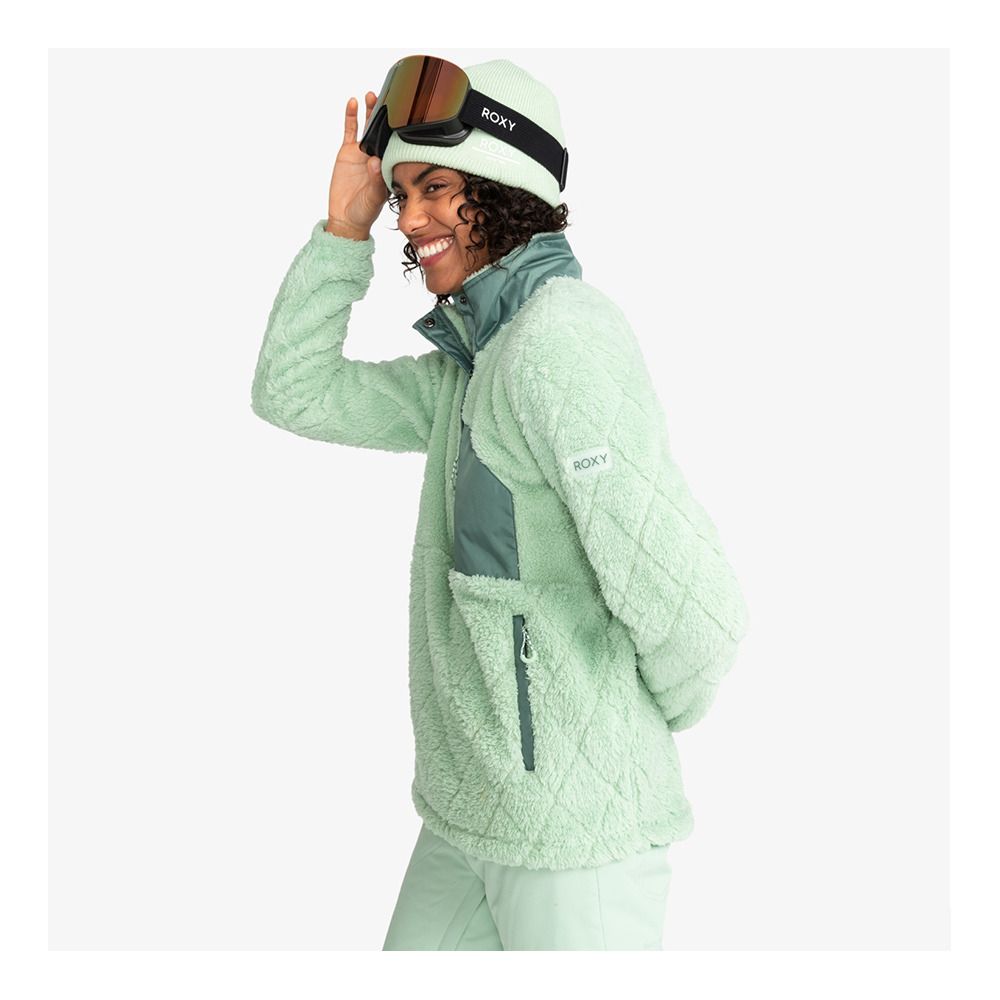 Roxy ALABAMA - Polaire Femme cameo green