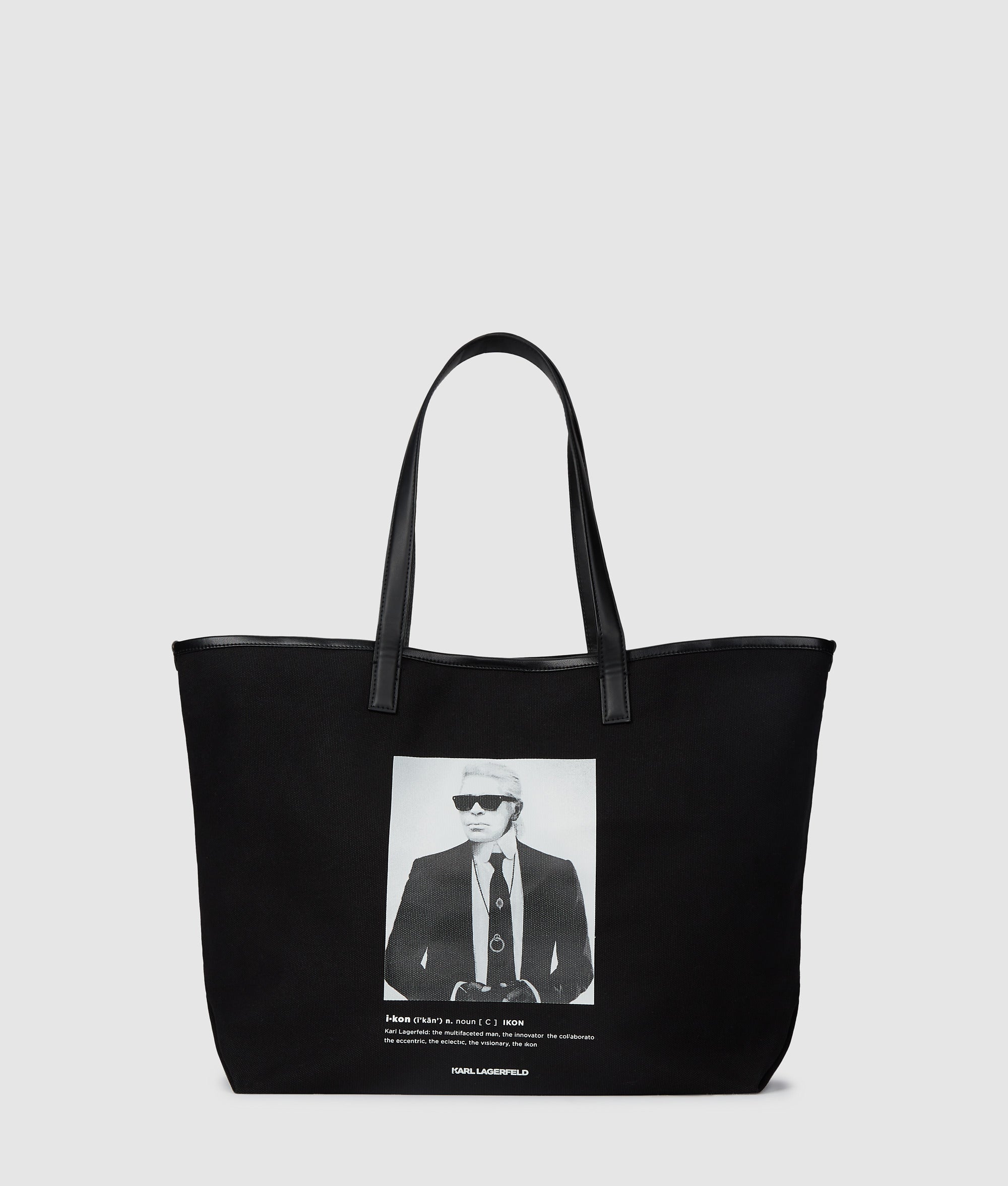 Shopper met Karl-fotoprint