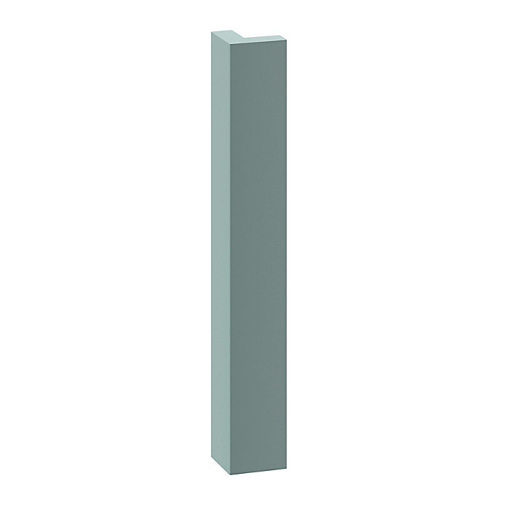 Fileur d'angle extérieur Stevia vert mat H. 34 cm Caraway Innovo GoodHome