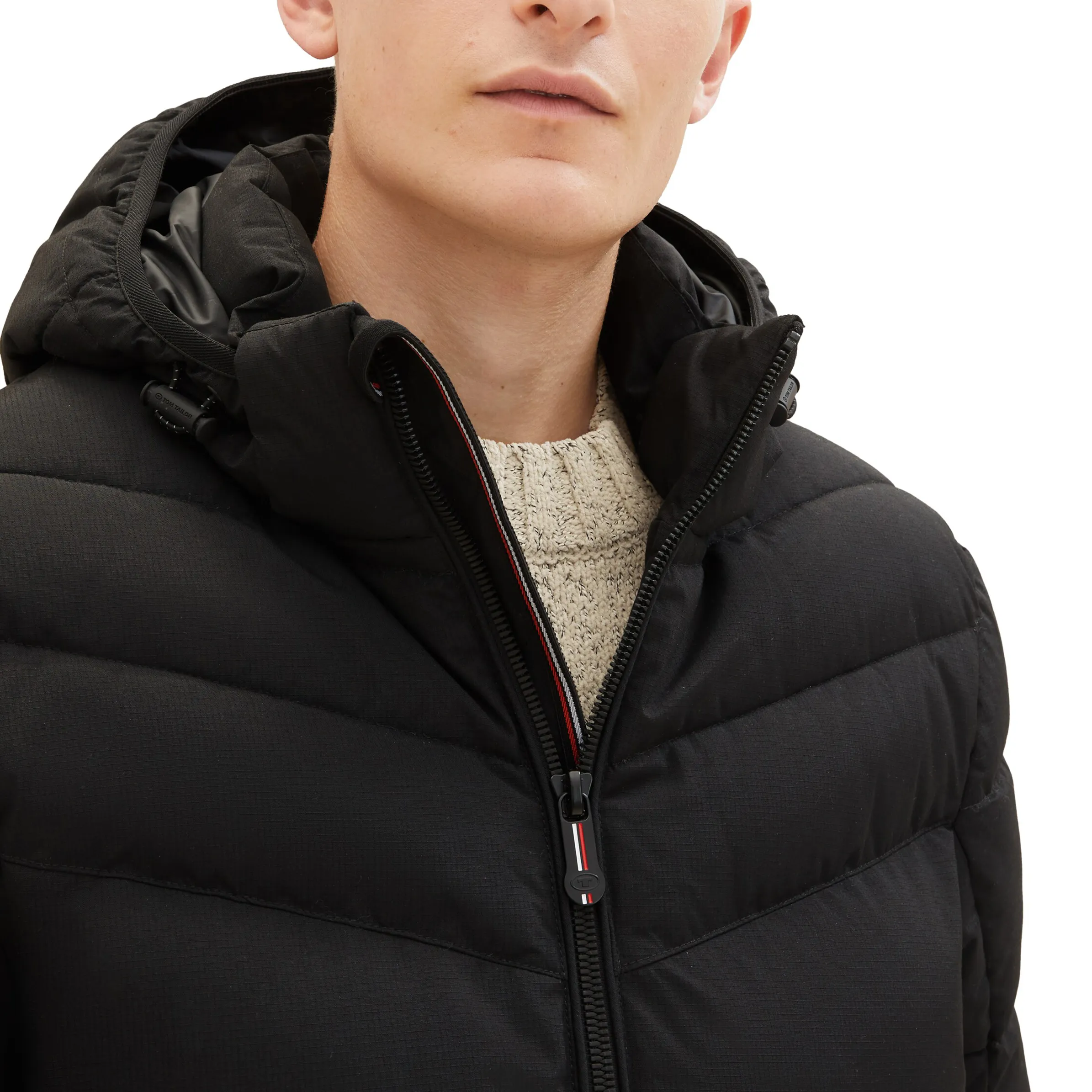 Herren Winterjacke mit abnehmbarer Kapuze