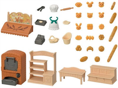 Sylvanian Families Dukkehustilbehør Bakeri Startsett
