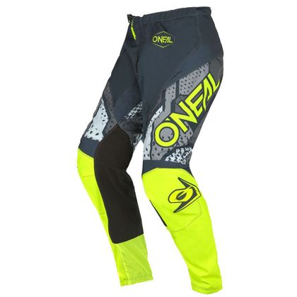 Pantalon cross O'Neal ELEMENT - CAMO V.22 - GRAY NEON YELLOW 2023 - Gris / Jaune