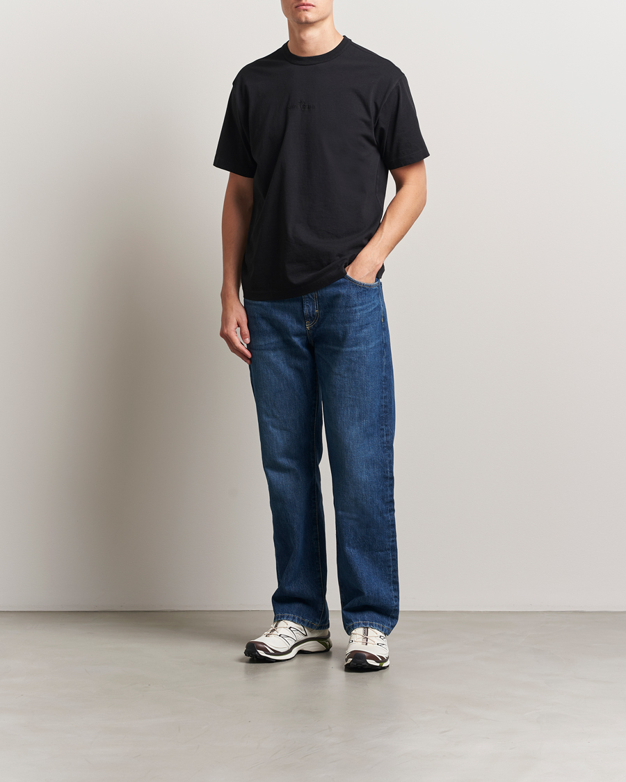 Stone Island Center Logo T-Shirt Black