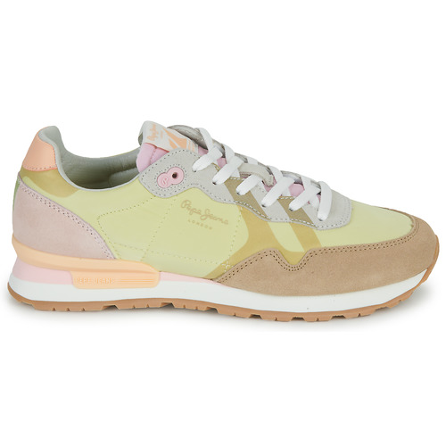 Pepe jeans - BRIT PRINT DANA W - Beige / Jaune