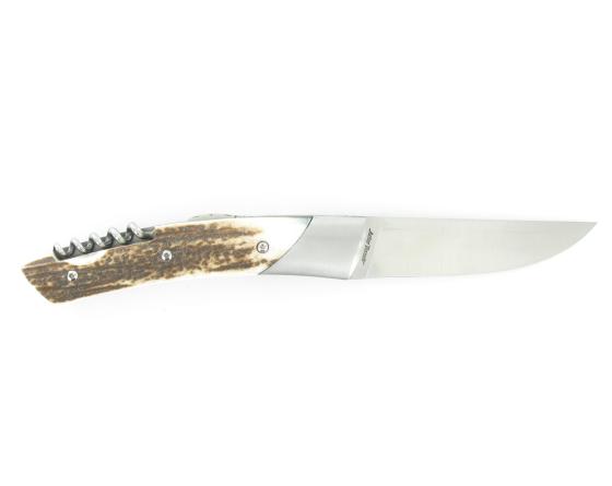 Trappeur Grand Cru BOIS DE CERF Couteau de Poche Le Thiers par Chambriard