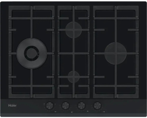 HAIER 650 x 510 mm 5-pits gaskookplaat met glaskeramisch oppervlak HAVG5D4HB