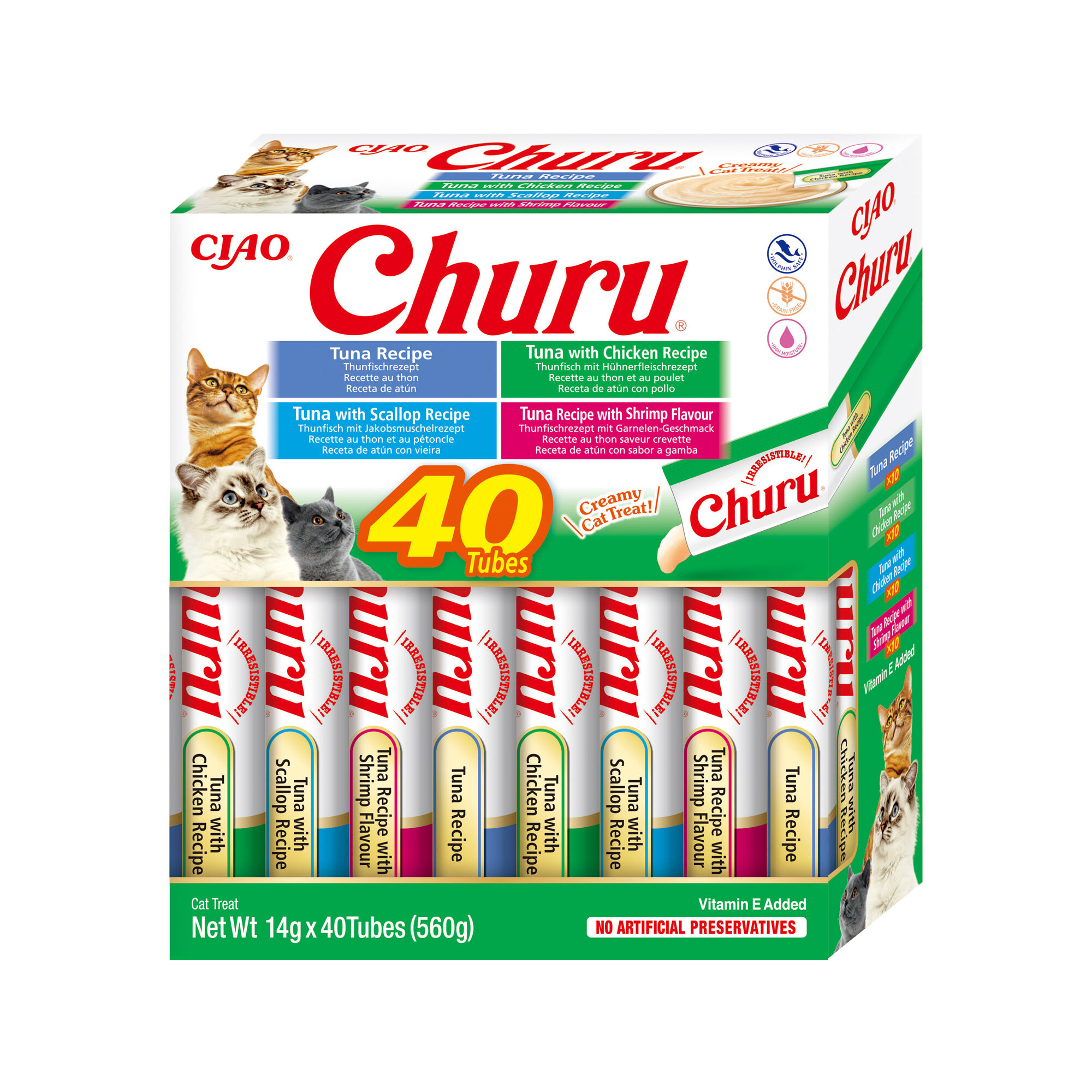 Inaba Churu Variety Box - 40 stuks