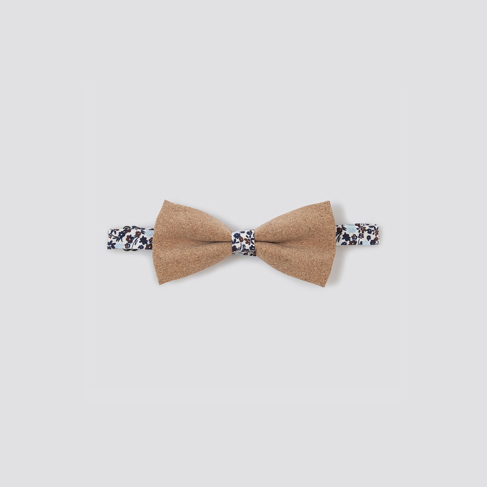 Nœud papillon en liège Bleu moyen
