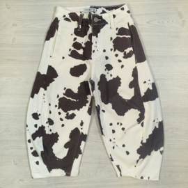Cow printed pants