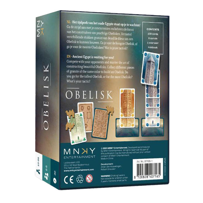 Mnky - Obelisk Kaartspel