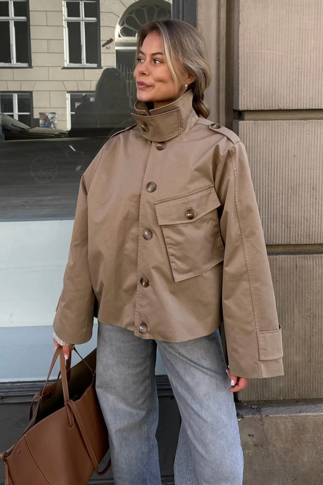 BYIC Frejaic Short Trenchcoat