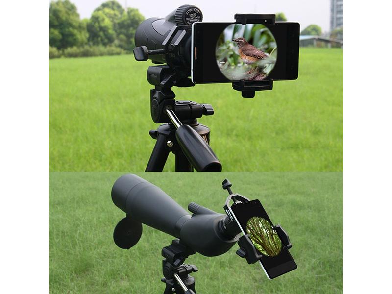 Puluz Adapter Universal Digiscoping Universelle Digiscoping-Adapter für Spektive, Ferngläser, Monokulare, Teleskope, Mikroskope, Visiere, Nachtsichtgeräte, etc.
