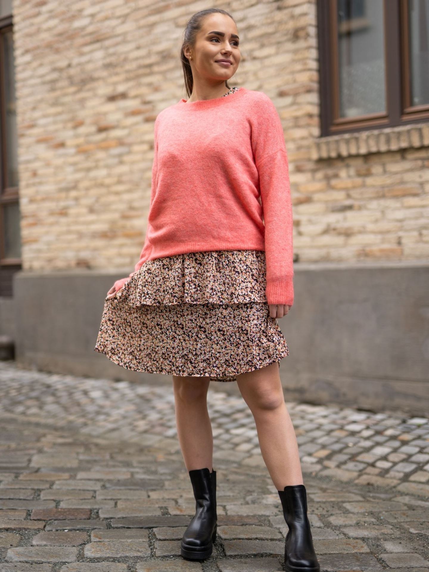 Femme Mohair O-Neck Pullover