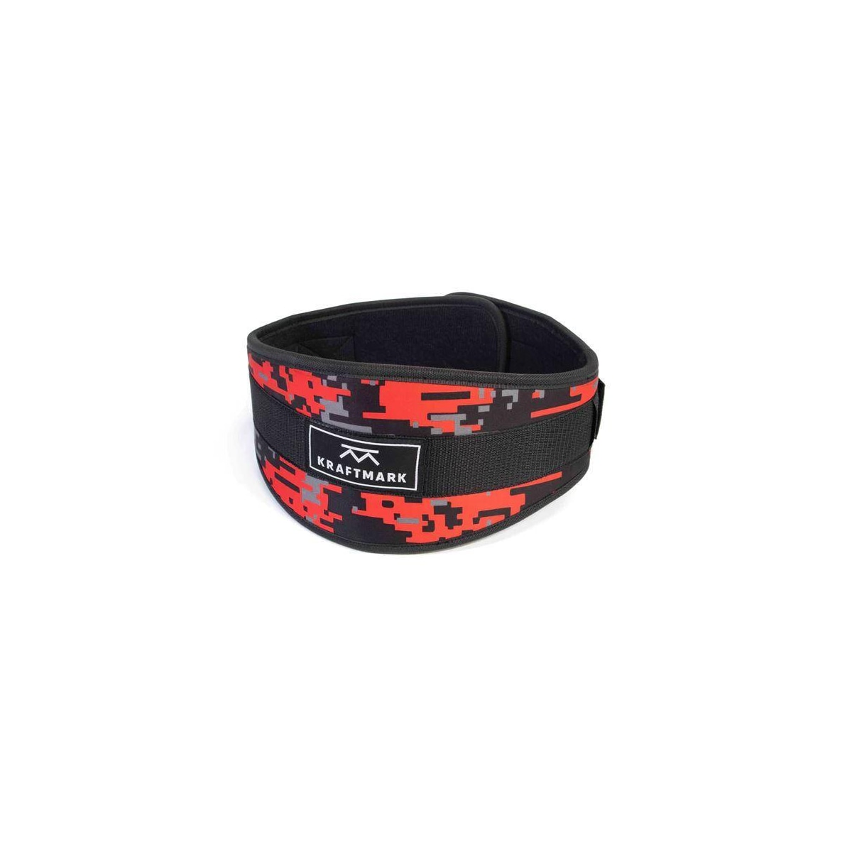 Kraftmark Treningsbelte Rød/Grå Camo