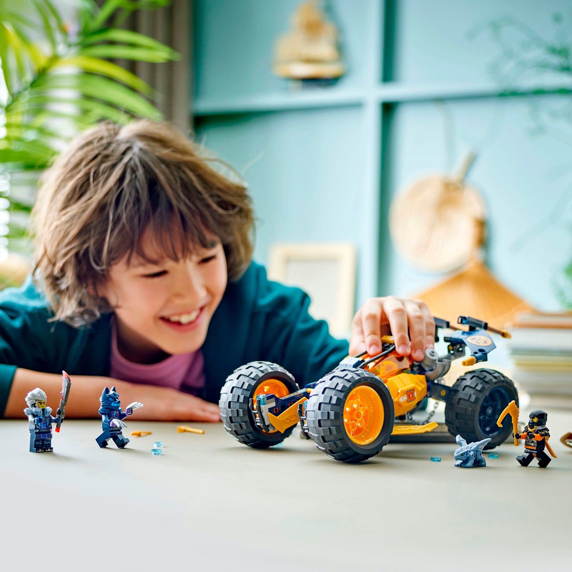 LEGO Konstruktionsspielzeug Ninjago Arins Ninja-Geländebuggy
