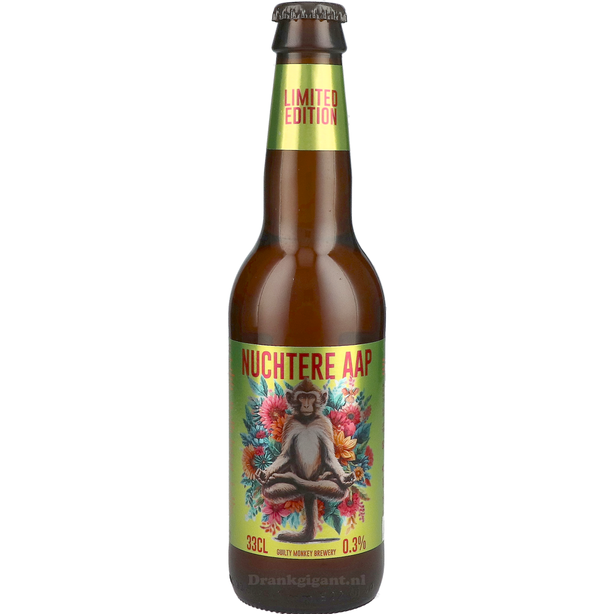 Guilty Monkey Nuchtere Aap Alcoholarm NEIPA 33 cl
