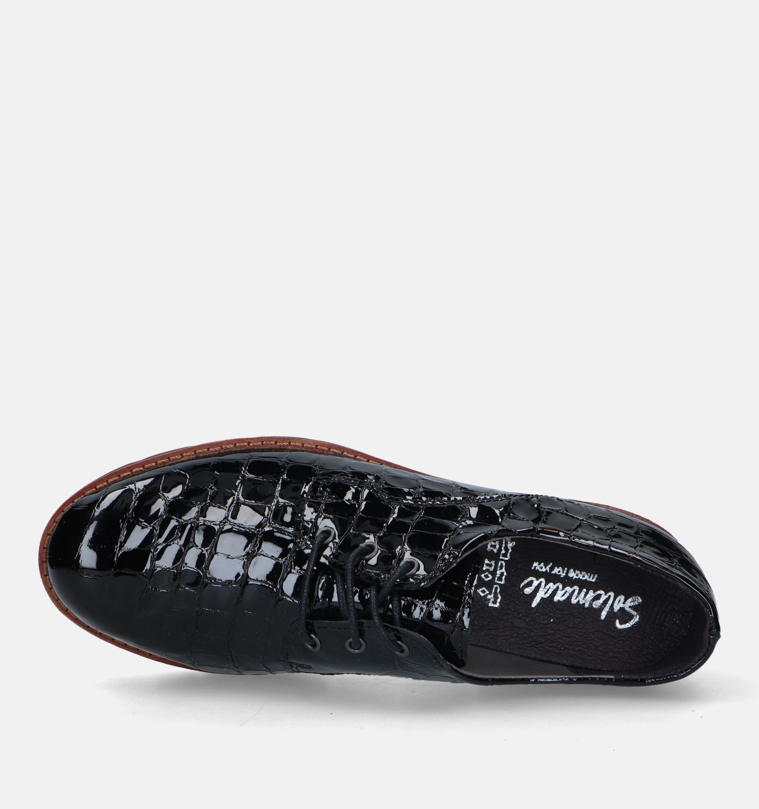 Veterschoenen zwart
