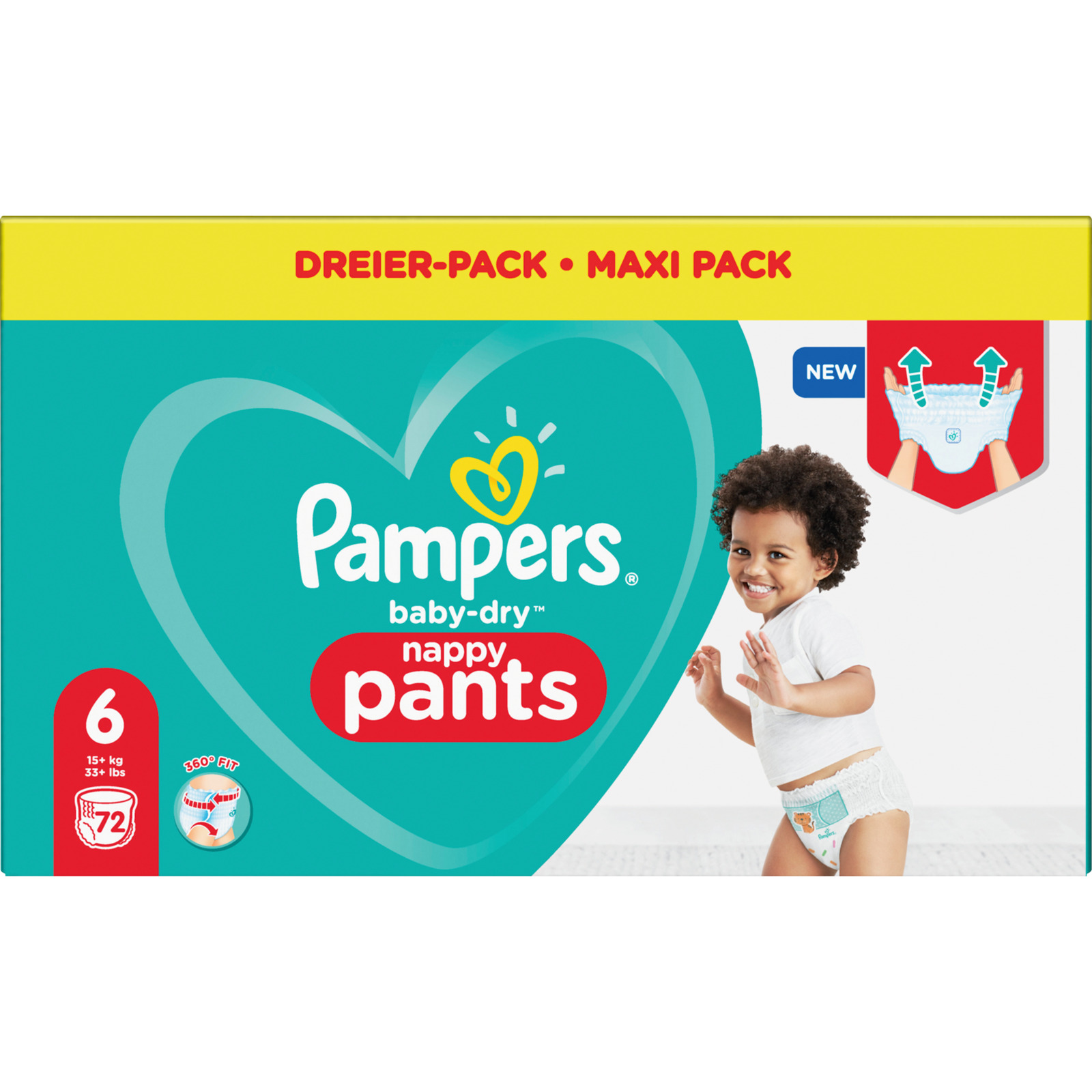 Pampers Baby Dry Pants Gr.6 13-18kg 72St