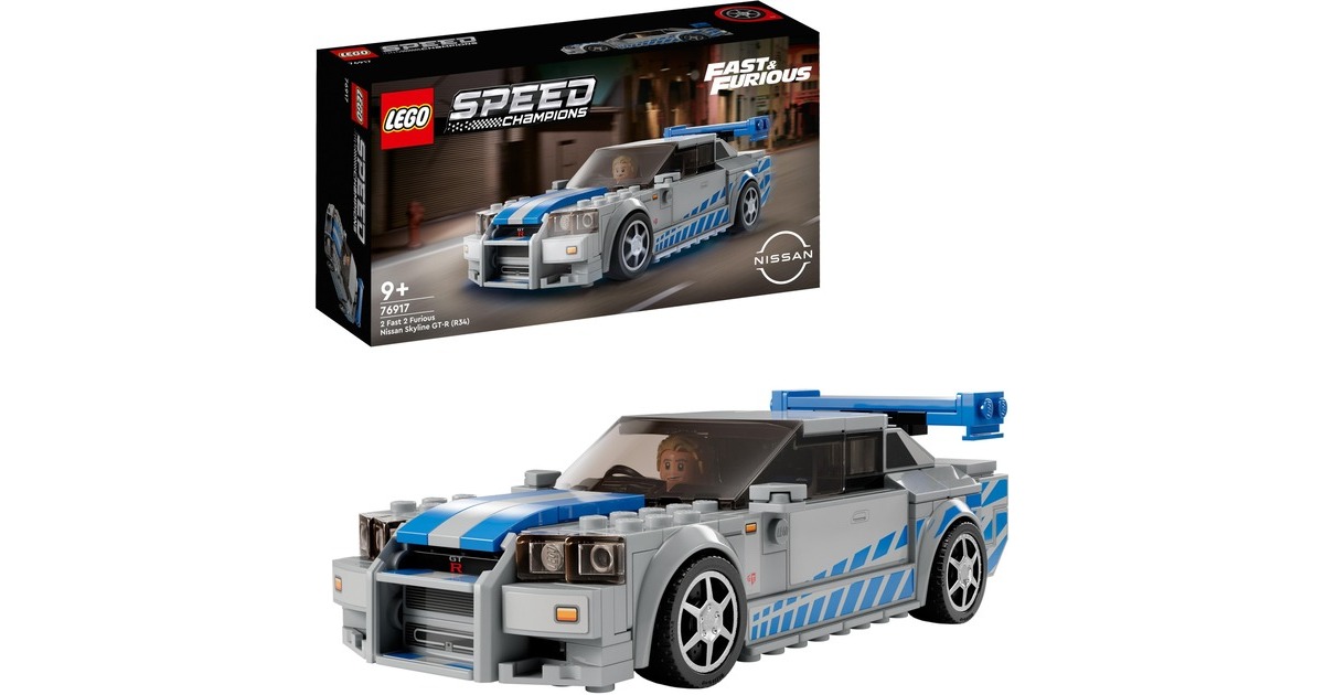 LEGOSpeed Champions - 2 Fast 2 Furious Nissan Skyline GT-R (R34) Constructiespeelgoed  (76917)