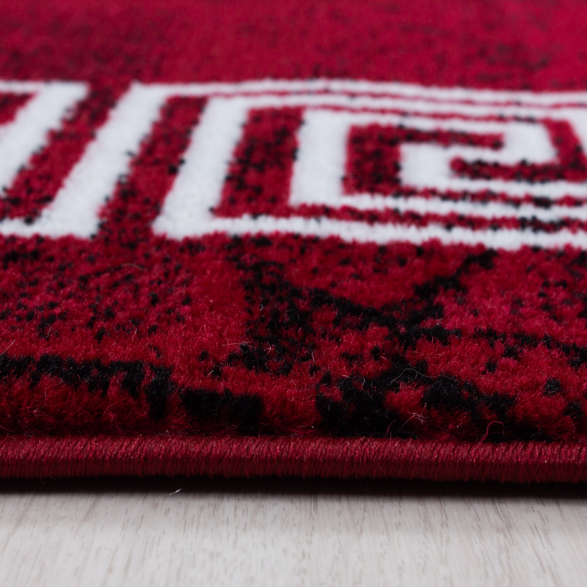Stilvoller Designer Kurzflor Marmor Teppich, pflegeleicht Wohnzimmerteppich