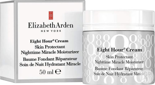 Elizabeth Arden Eight Hour Cream Baume Fondant Réparateur Soin Nuit Hydratant Miracle Pot 50ml