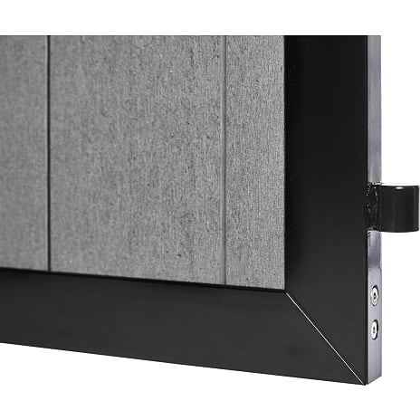 Smart fence - dør 180 - med sort panel