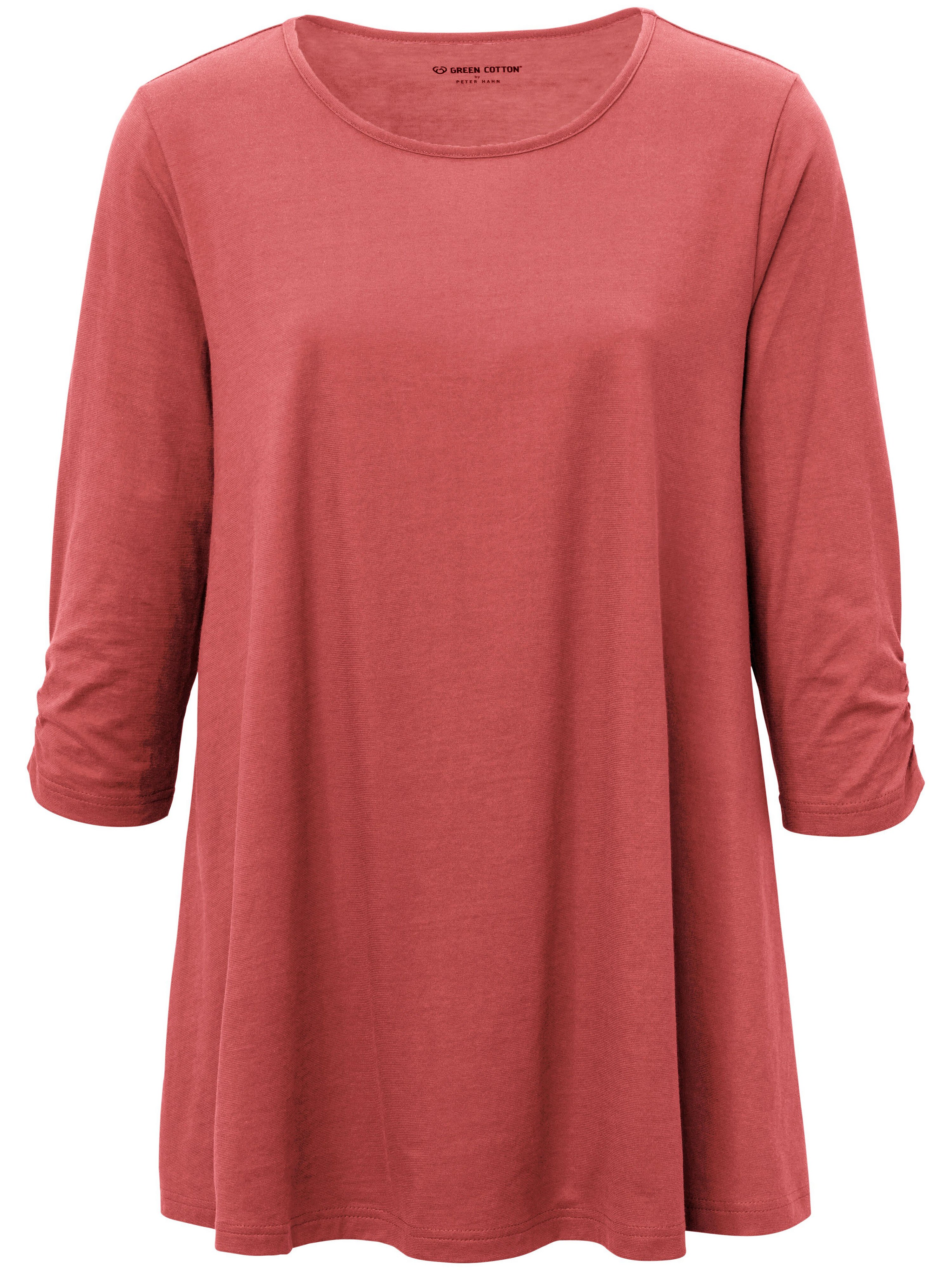 Rundhals-Longshirt
