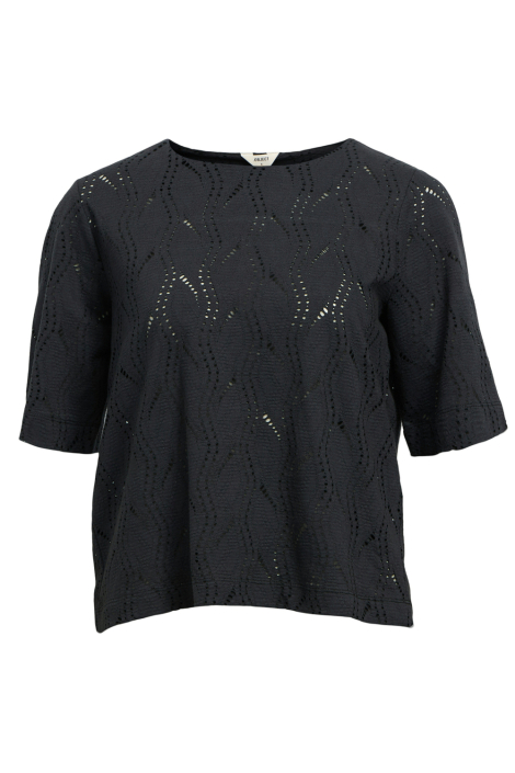 Object zwarte dames t-shirt