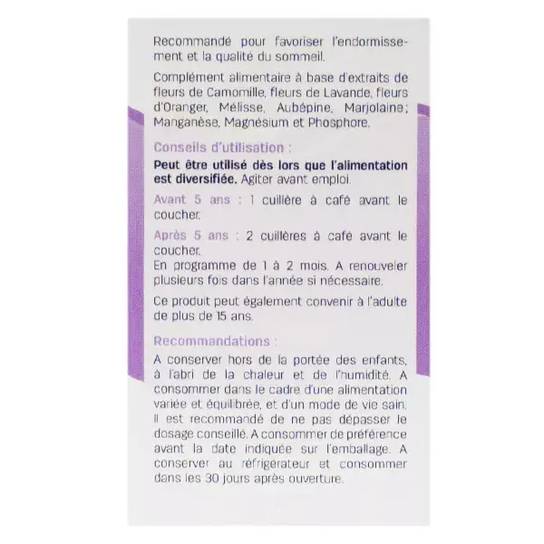 Pediakid Sommeil Frasco 125ml