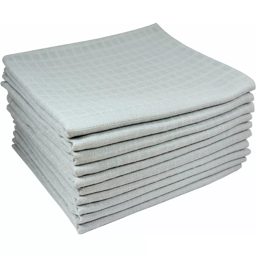 M.M.C. Mullwindel 10 PACK Unifarben 80x70 cm Mulltücher 10 Grau