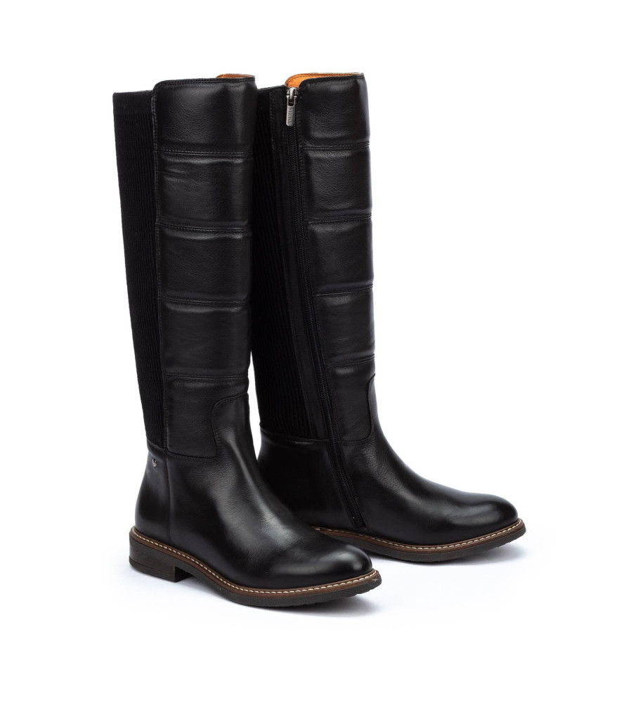 Botas Pikolinos Aldaya de couro preto
